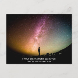 Postal Si tus sueños no te asustan