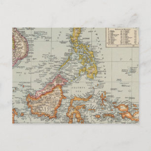 Postal Siam, archipiélago malayo