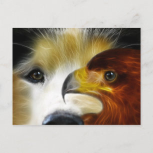 Postal Siberia Husky Mighty Eagle