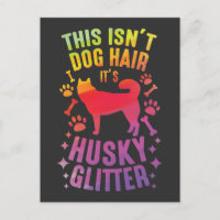 Siberian Husky Dog Wolf Funny huskies Cabello de P