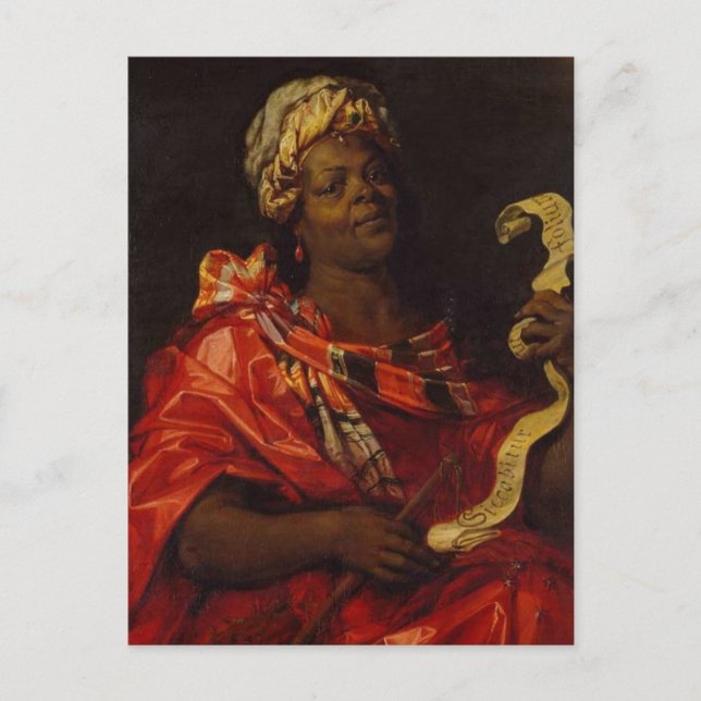 Postal Sibylle Agrippina por Jan van der Hoecke (Anverso)