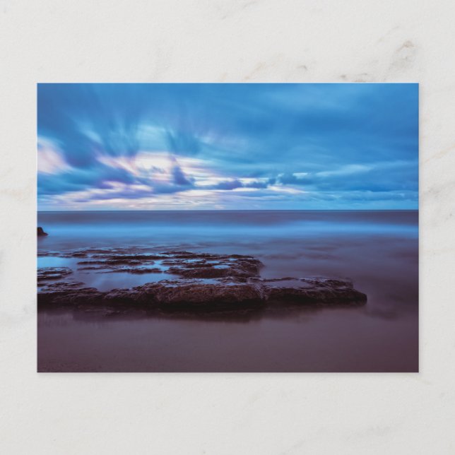 Postal Sicilia Beach, Italia, fotografía de viajes (Anverso)