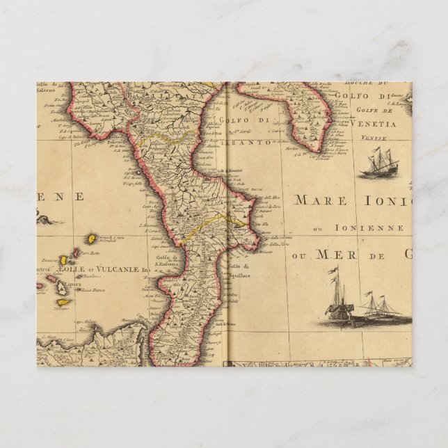 Postal Sicilia Italia (Anverso)