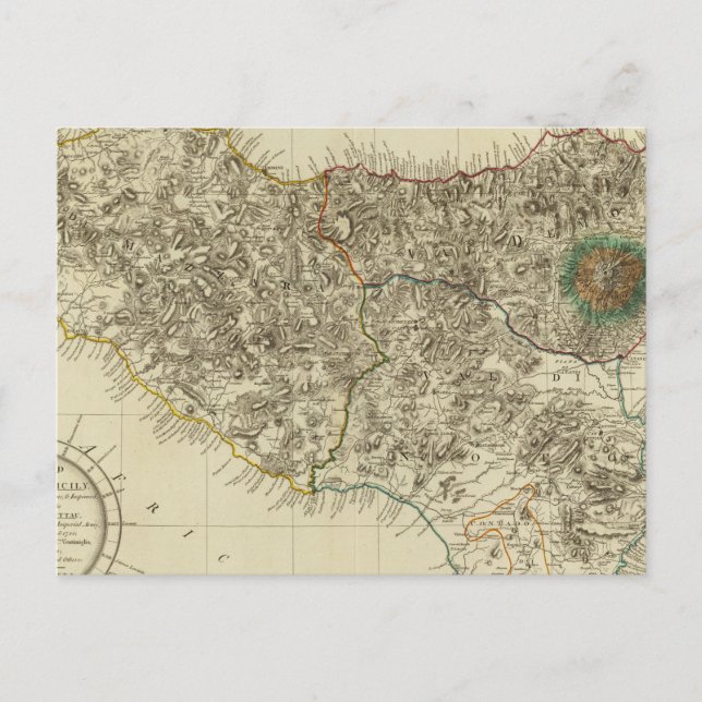 Postal Sicilia, Italia (Anverso)