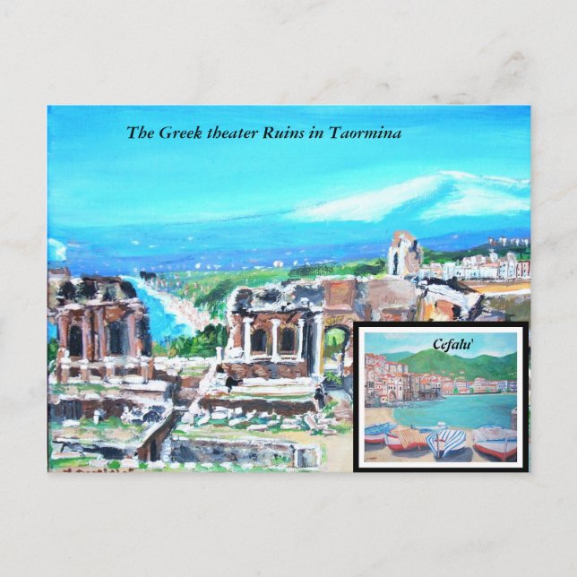 Postal Sicilia, Italia - Postcard (Anverso)