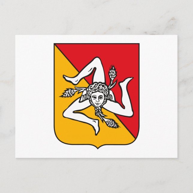 Postal Sicily Coat of Arms (Anverso)
