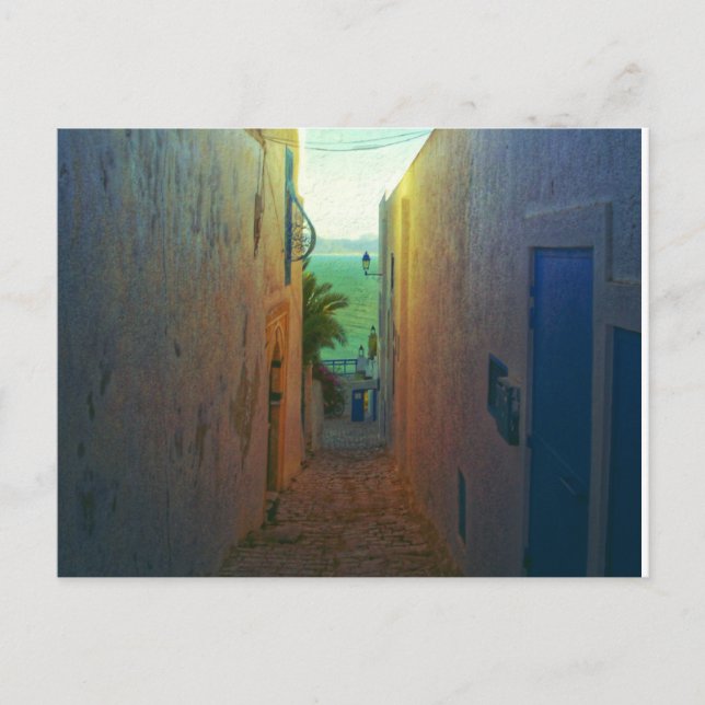 Postal Sidi Bou Said Laneway (Anverso)