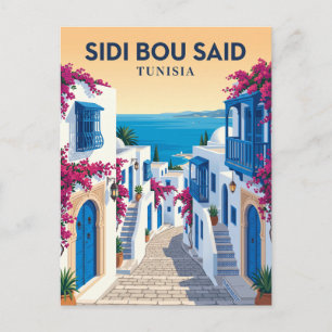 Postal Sidi Bou Said Túnez