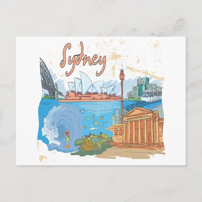 Postal Sídney (Anverso)