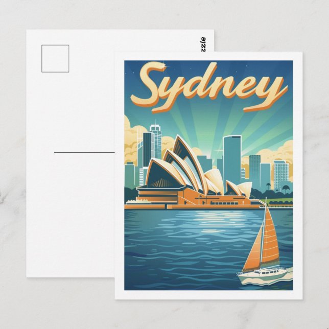 Postal Sidney Australia Famoso Travel Place (Anverso / Reverso)