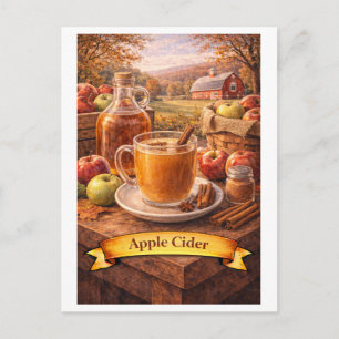 Postal Sidra de manzana (serie de comida estadounidense)