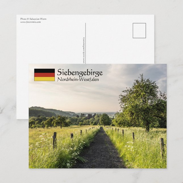 Postal Siebengebirge (Anverso / Reverso)