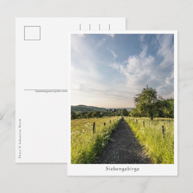 Postal Siebengebirge Alemania (Anverso / Reverso)
