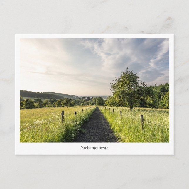 Postal Siebengebirge Alemania (Anverso)