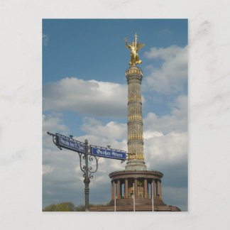 Postal Siegessäule, columna de la victoria, Berlín,