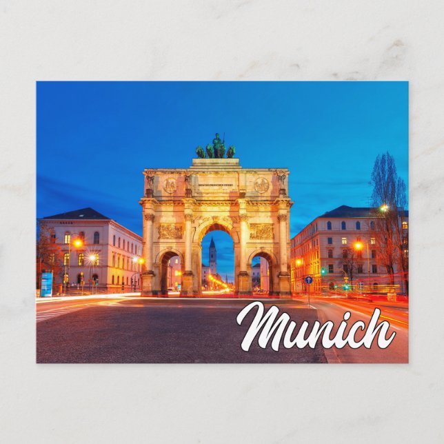 Postal Siegestor, Munich, Alemania (Anverso)