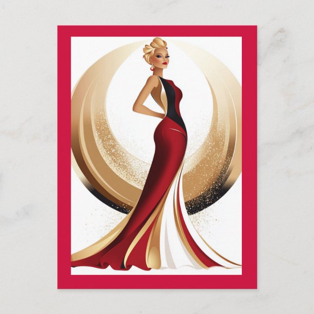 Postal SIEMPRE ELEGANTE #4 Postcard (Anverso)