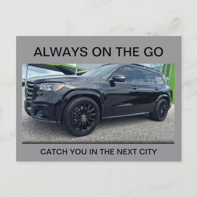 Postal Siempre en marcha (Anverso)