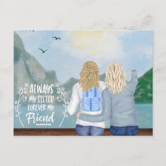 Postal Siempre mi hermana