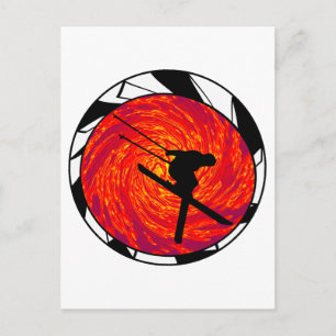 POSTAL SIEMPRE PIENSA EN ESQUÍ