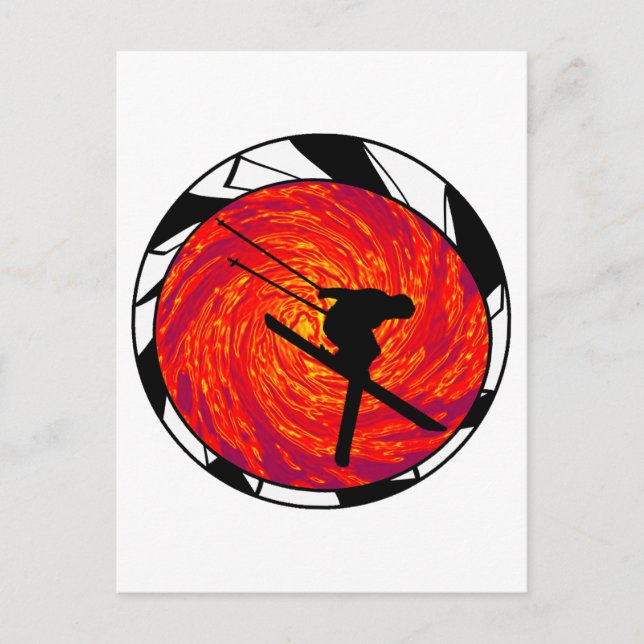 POSTAL SIEMPRE PIENSA EN ESQUÍ (Anverso)