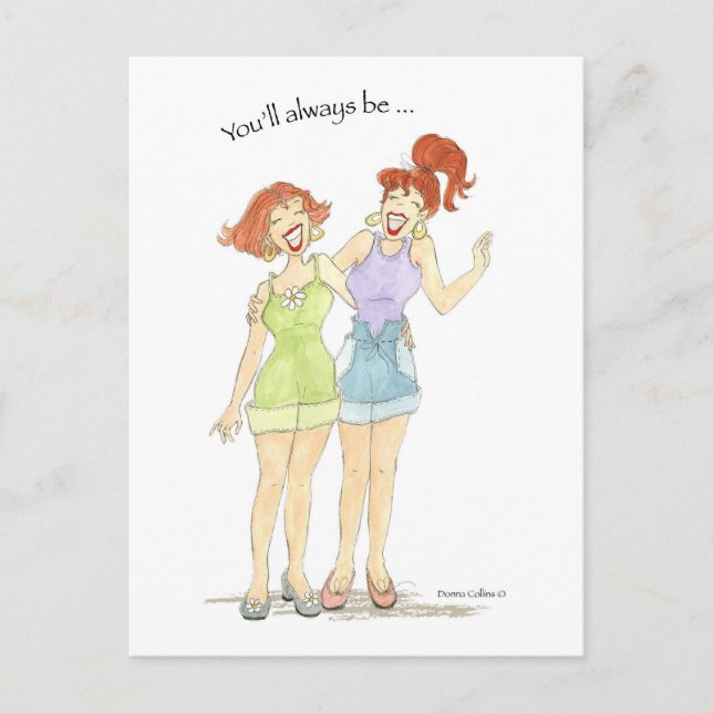 Postal Siempre seas mi mejor amigo (Anverso)