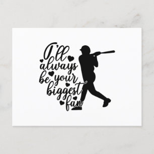 Postal Siempre seré tu mayor fanático del béisbol