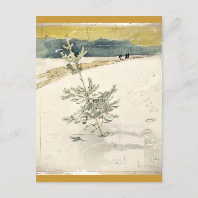 Postal Siempre verde (Anverso)