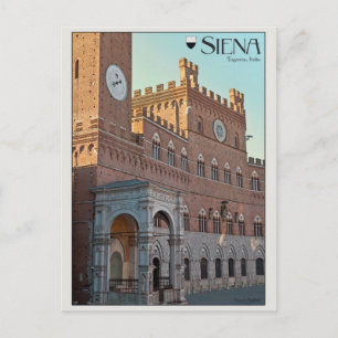 Postal Siena - Palazzo Pubblico Morning