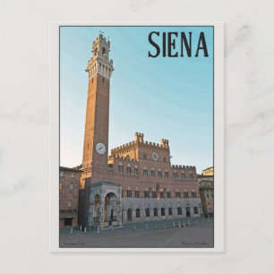Postal Siena - Palazzo Pubblico Morning