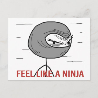 Postal Siente como un Ninja