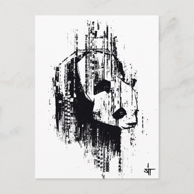 Postal SIENTE el "código de la panda " (Anverso)