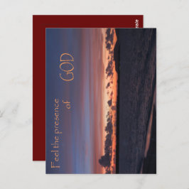 Postal Siente la presencia de DIOS