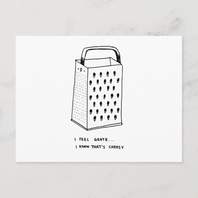 Postal Siento la rejilla (Anverso)