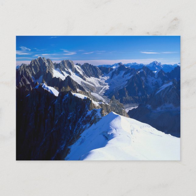 Postal Sierra | Mont Blanc, Alpes Europeos (Anverso)