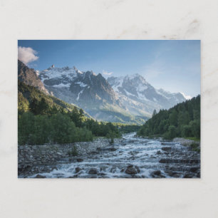 Postal Sierra Mont Blanc Massif, Italia