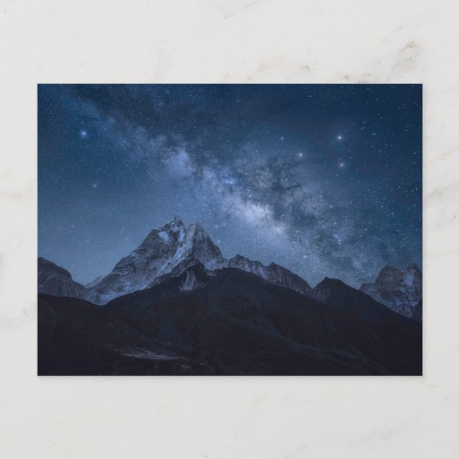 Postal Sierra | Montaña Thamserku, Nepal (Anverso)