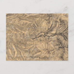 Postal Sierra Nevada adyacente al Valle Yosemite