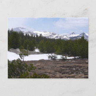 Postal Sierra Nevada y nieve en Yosemite
