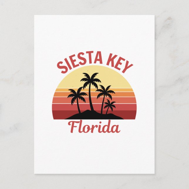 Postal Siesta Key Florida (Anverso)