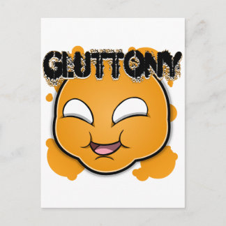 Postal Siete caras de Sins - Gluttony