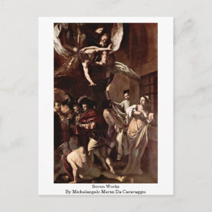 Postal Siete Obras De Michelangelo Merisi Da Caravaggio