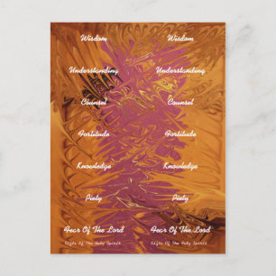 Postal Siete regalos - MARCO DE BOOKMARK