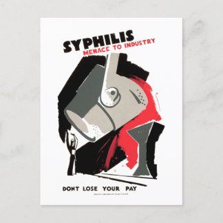 Postal Sífilis ~ amenaza a la industria