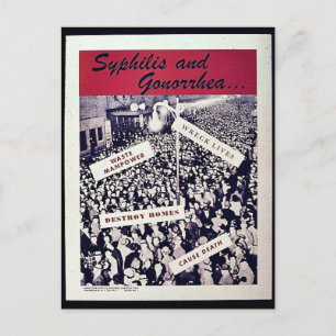 Postal Sífilis Y Gonorrea