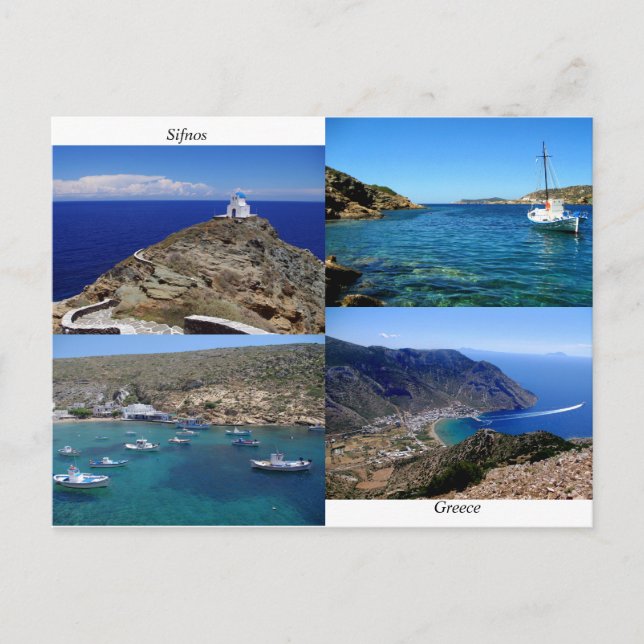 Postal Sifnos - Grecia (Anverso)