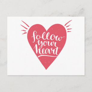 Postal Siga su corazón