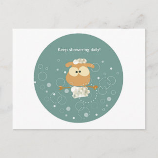 Postal ¡Sigan duchándose a diario!