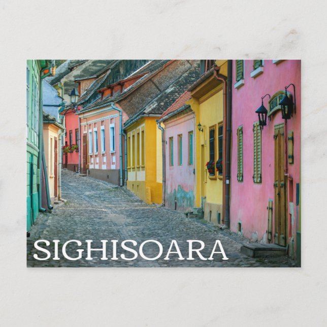 Postal Sighisoara, Rumanía (Anverso)
