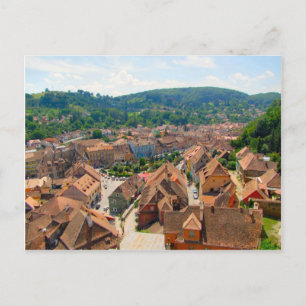 Postal Sighisoara, techos de la ciudad